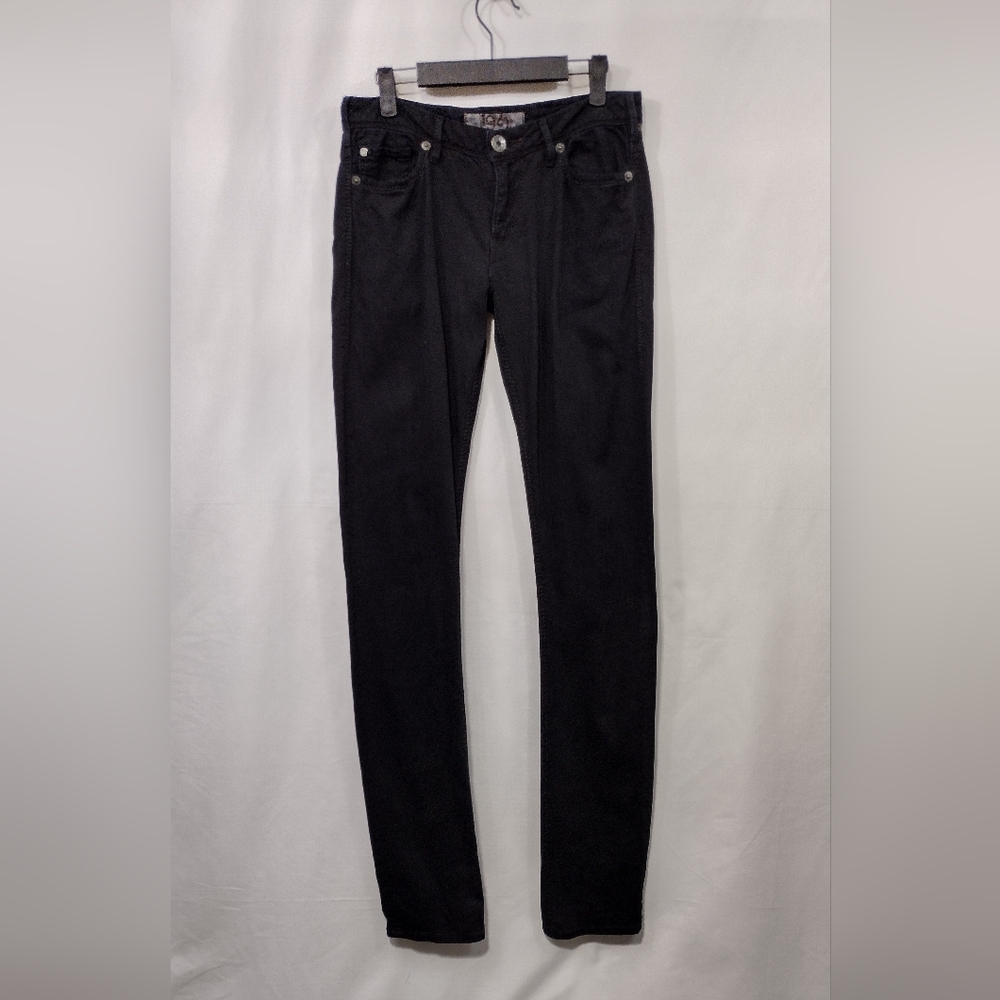 1921 Skinny Leg Jeans Womens 28/34 Black Boho Retro 90s Y2K Streetweat Casual